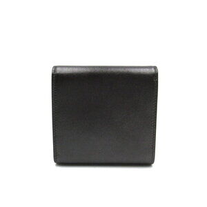 Balenciaga Compact Black Tri Wallet Leather fold